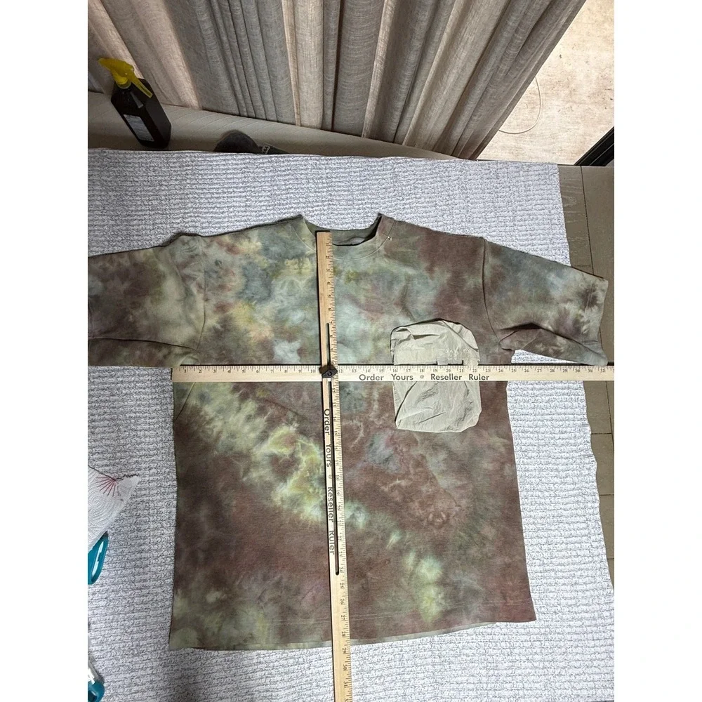 Oakley Tee Mens XXL Tie Dye Utility Pocket Shirt Gorpcore Outdoor Hiking CUSTOM
